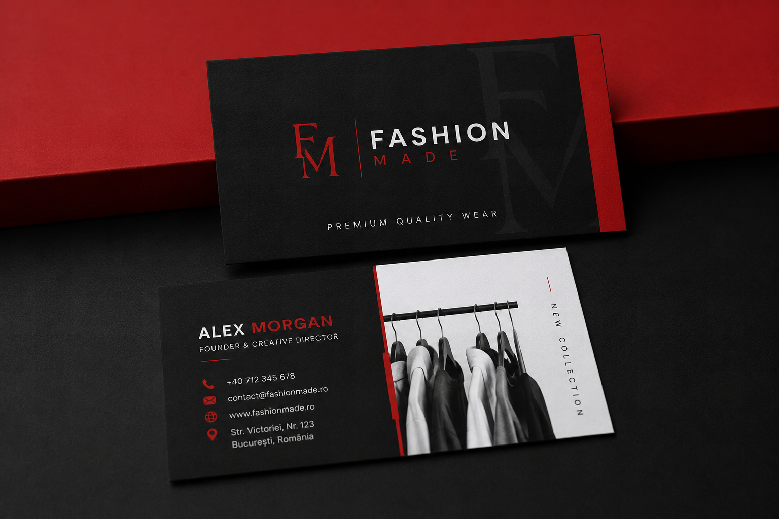 Carte de vizita pentru fashion
