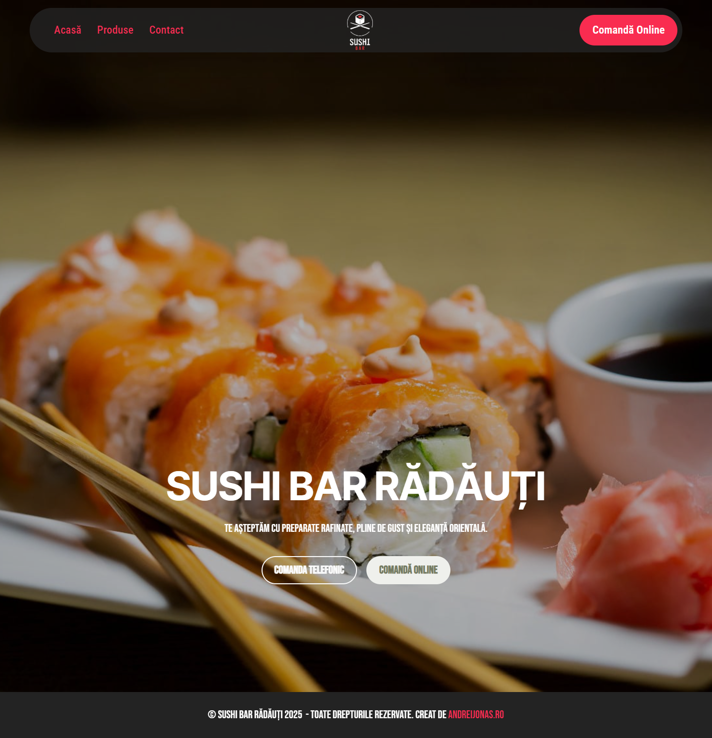 Sushi Radauti desktop screenshot